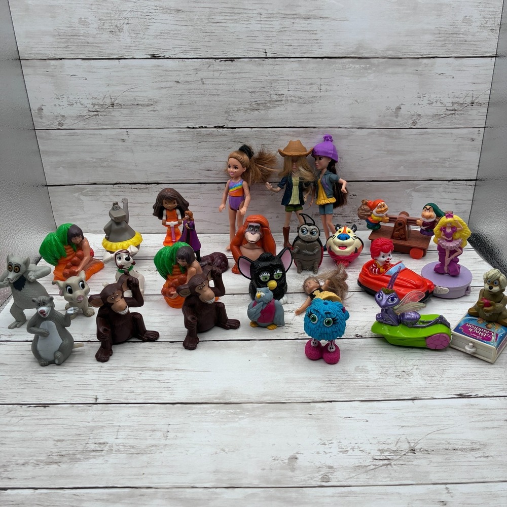 Assorted McDonald's Happy Meal Toys Lot Mixed Vintage Modern Various Years Sets